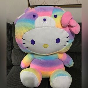 Sanrio Giant Rainbow Hello Kitty Plush